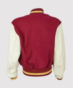 USC Trojans 80s Burgundy Wool Varsity Jacket