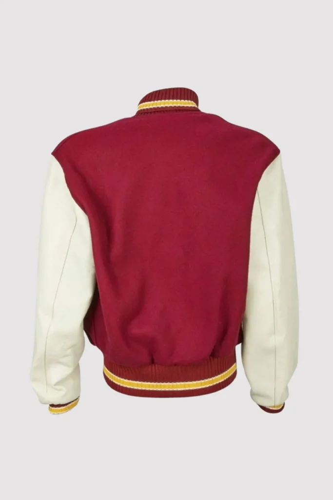 USC Trojans 80s Burgundy Wool Varsity Jacket