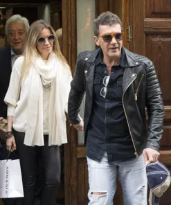 Antonio Banderas Leather Jacket