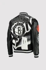 Brooklyn Nets Pro Standard x Black Pyramid Varsity Jacket