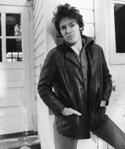 Bruce Springsteen Born to Run Autobiography Leather Trench Coat