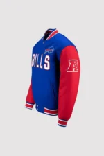 Buffalo Bills Blue and Red Varsity Wool Jacket