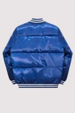 Buffalo Bills Mafia Blue Puffer Varsity Jacket