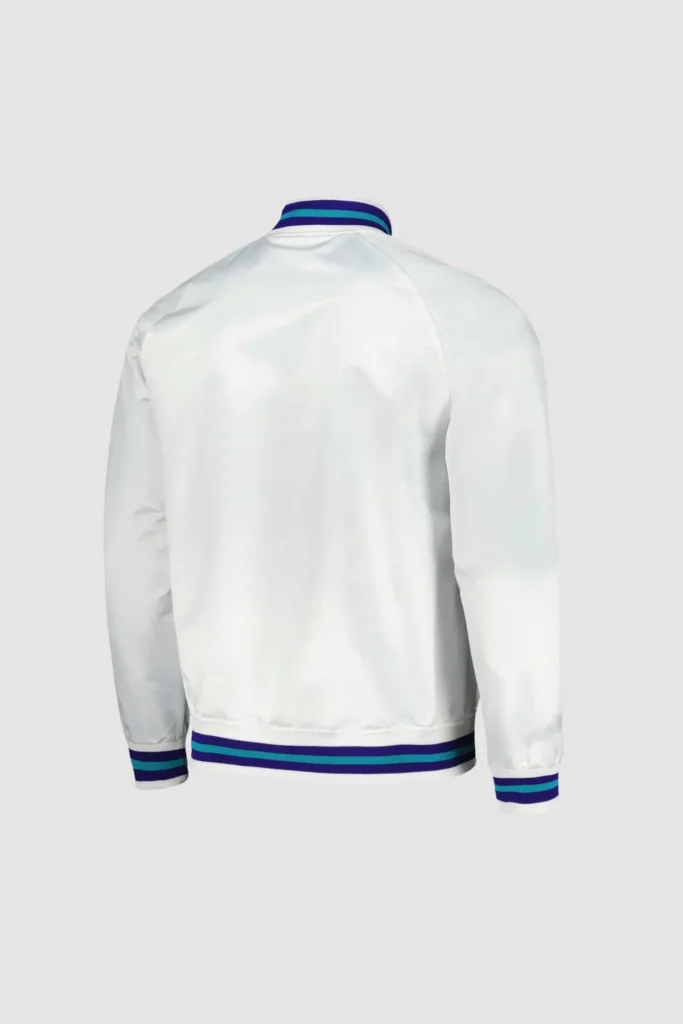 Charlotte Hornets Classics White Varsity Jacket