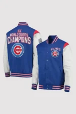 Chicago Cubs 3x World Series Champions Varsity Jacket