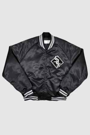 Chicago White Sox 80’s Black Varsity Jacket