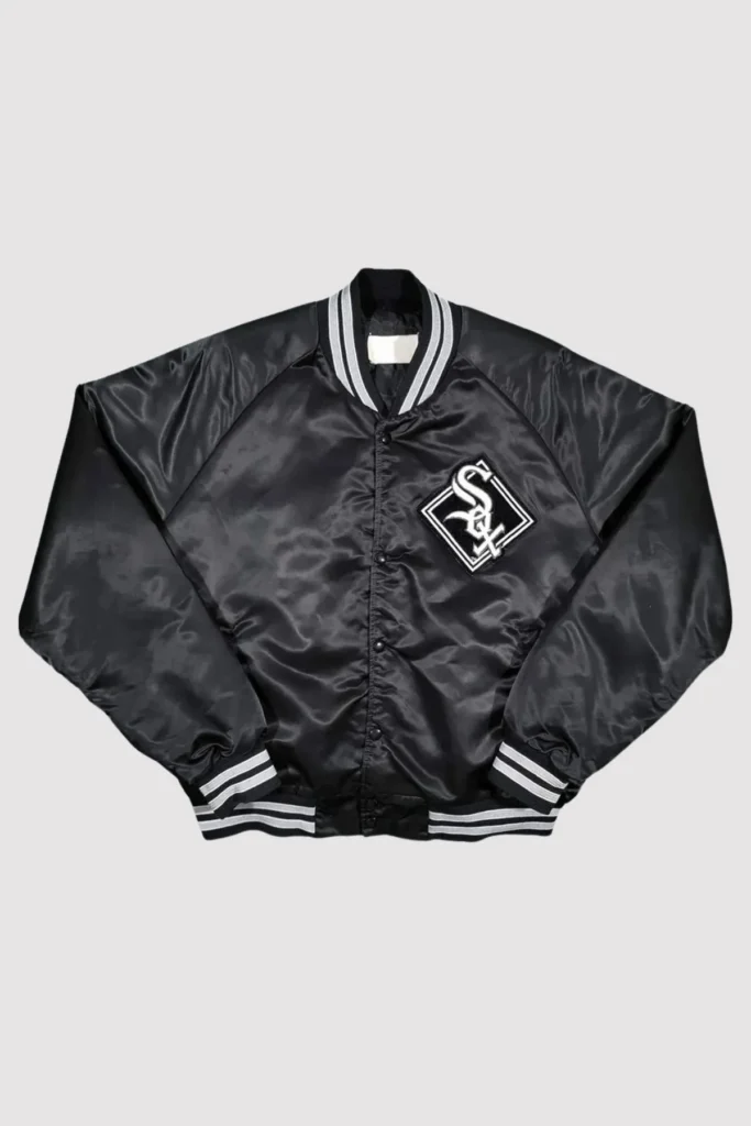 Chicago White Sox 80’s Black Varsity Jacket