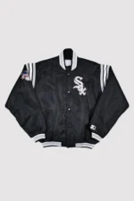 Chicago White Sox 90’s Black Varsity Jacket