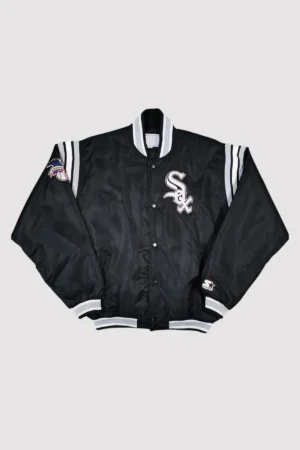 Chicago White Sox 90’s Black Varsity Jacket