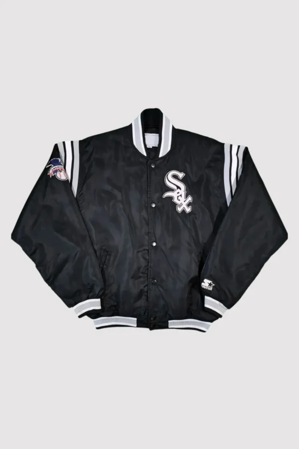 Chicago White Sox 90’s Black Varsity Jacket