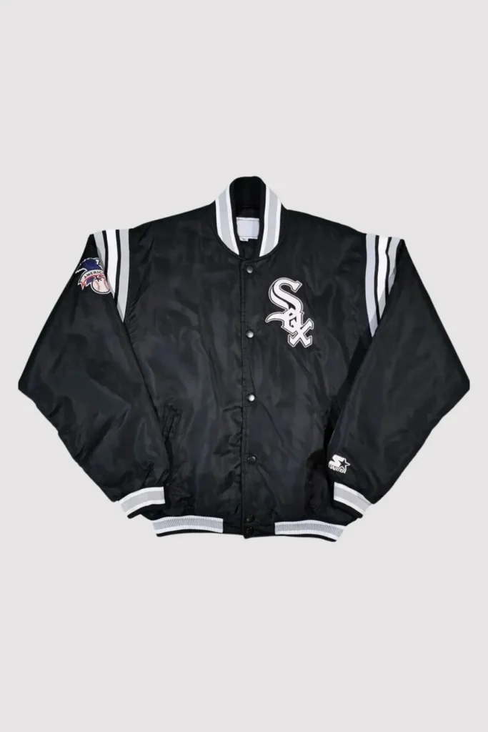 Chicago White Sox 90’s Black Varsity Jacket