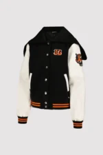 Cincinnati Bengals Sailor Full-Snap Hooded Varsity Jacket