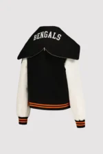 Cincinnati Bengals Sailor Full-Snap Hooded Varsity Jacket