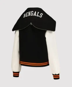Cincinnati Bengals Sailor Full-Snap Hooded Varsity Jacket