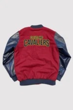 Cleveland Cavaliers Red and Navy Varsity Jacket