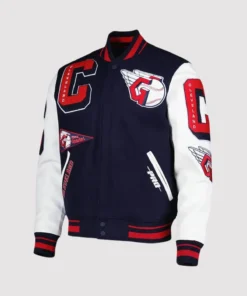 Cleveland Guardians Mash Up Varsity Jacket