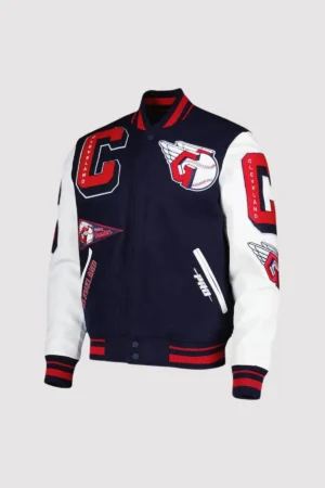 Cleveland Guardians Mash Up Varsity Jacket