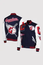 Cleveland Guardians Mash Up Varsity Jacket