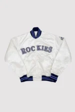 Colorado Rockies 1990’s White Varsity Jacket