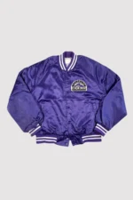 Colorado Rockies 80’s Purple Varsity Jacket