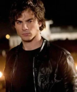 Damon Salvatore Leather Jacket