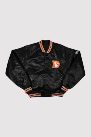 Denver Broncos 80s Black Bomber Jacket