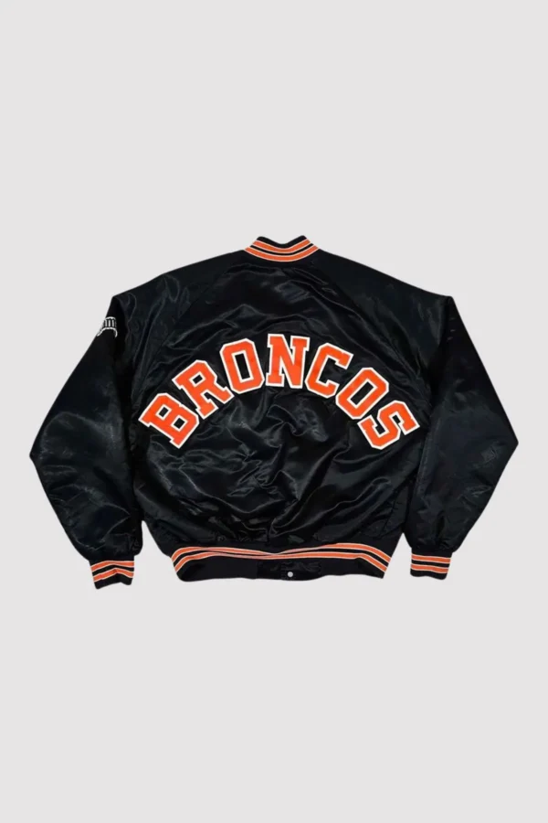 Denver Broncos 80s Black Bomber Jacket