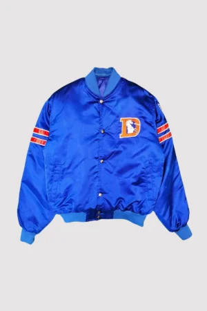 Denver Broncos 80’s Royal Blue Varsity Jacket