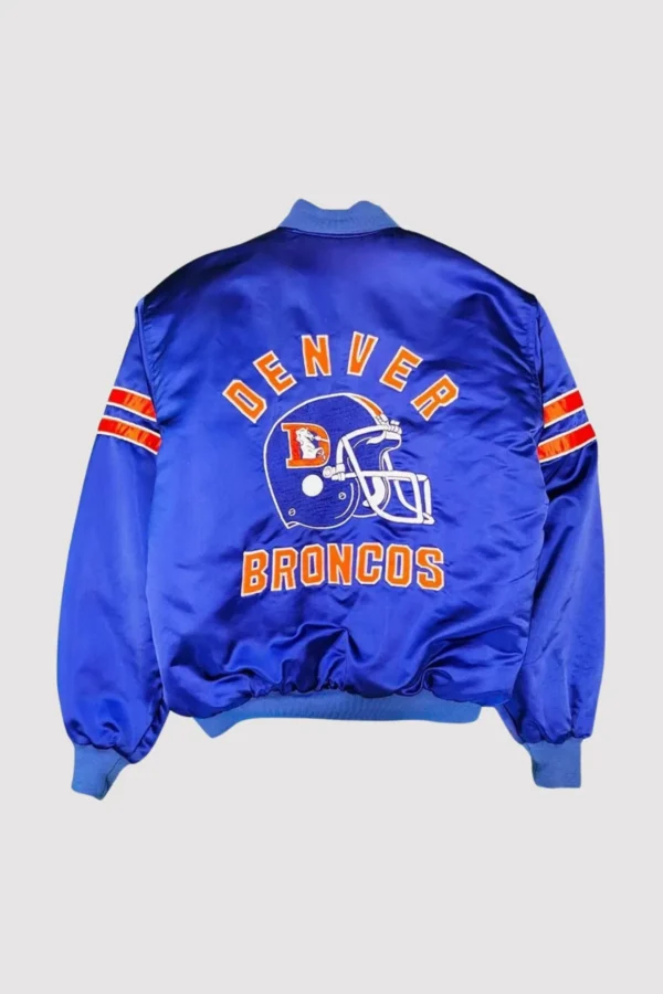 Denver Broncos 80’s Royal Blue Varsity Jacket
