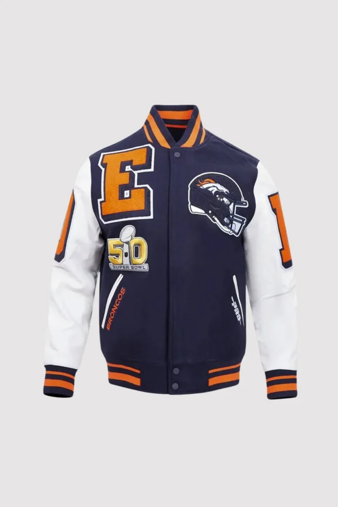 Denver Broncos Mashup Varsity Jacket