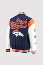 Denver Broncos Super Bowl Champions Varsity Jacket