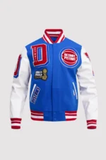 Detroit Pistons NBA 3x Finals Champions Varsity Jacket