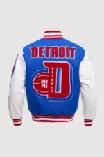 Detroit Pistons NBA 3x Finals Champions Varsity Jacket