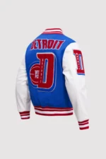 Detroit Pistons NBA 3x Finals Champions Varsity Jacket
