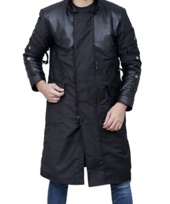 Deus Ex Mankind Divided Adam Jensen Black Trench Coat