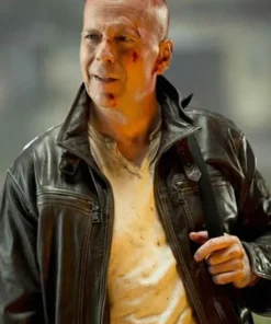 Die Hard 5 Bruce Willis Leather Jacket