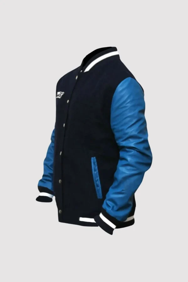 El Diablo Suicide Squad Blue Varsity Jacket