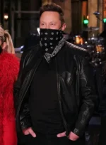 Elon Musk Black Leather Jacket