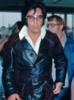 Elvis Presley Leather Long Coat