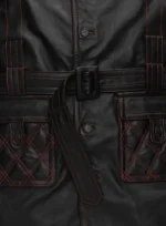 Elvis Presley Leather Long Coat