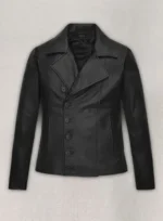 Emma Stone Black Leather Jacket