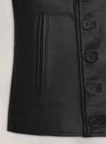 Emma Stone Black Leather Jacket