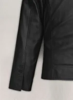 Emma Stone Black Leather Jacket