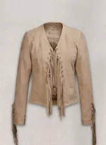 Francia Rasia How I Met Your Father Suede Jacket