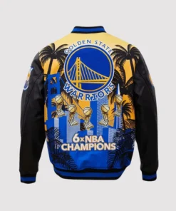 Golden State Warriors 2025 Final Champions Varsity Jacket