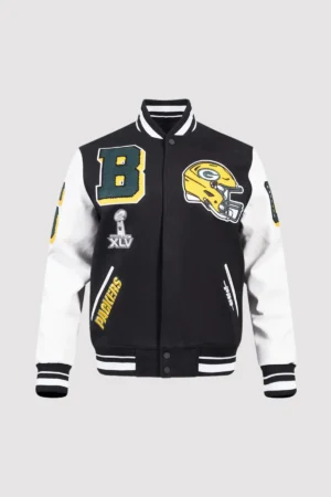 Green Bay Packers Mashup Varsity Jacket