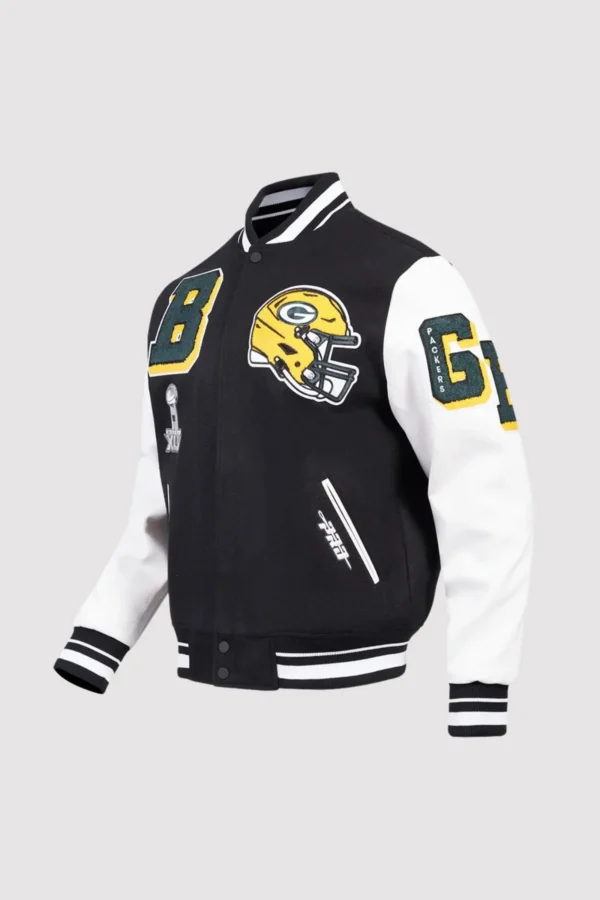 Green Bay Packers Mashup Varsity Jacket