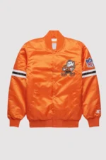 Gridiron Cleveland Browns Orange Satin Jacket