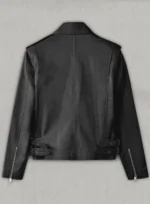 Hilary Duff Black Leather Jacket
