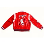 Houston Texans NFL Letterman Red and Blue Varsity Jacket